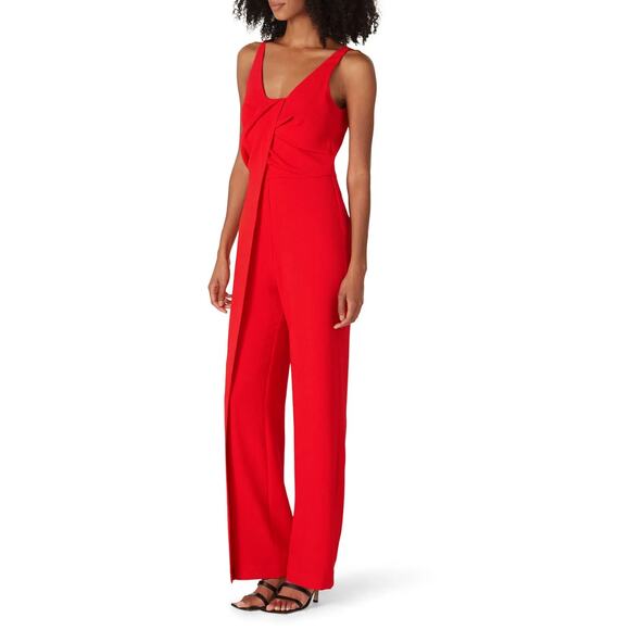 Trina Turk Hedy Red Jumpsuit - Picture 2 of 10
